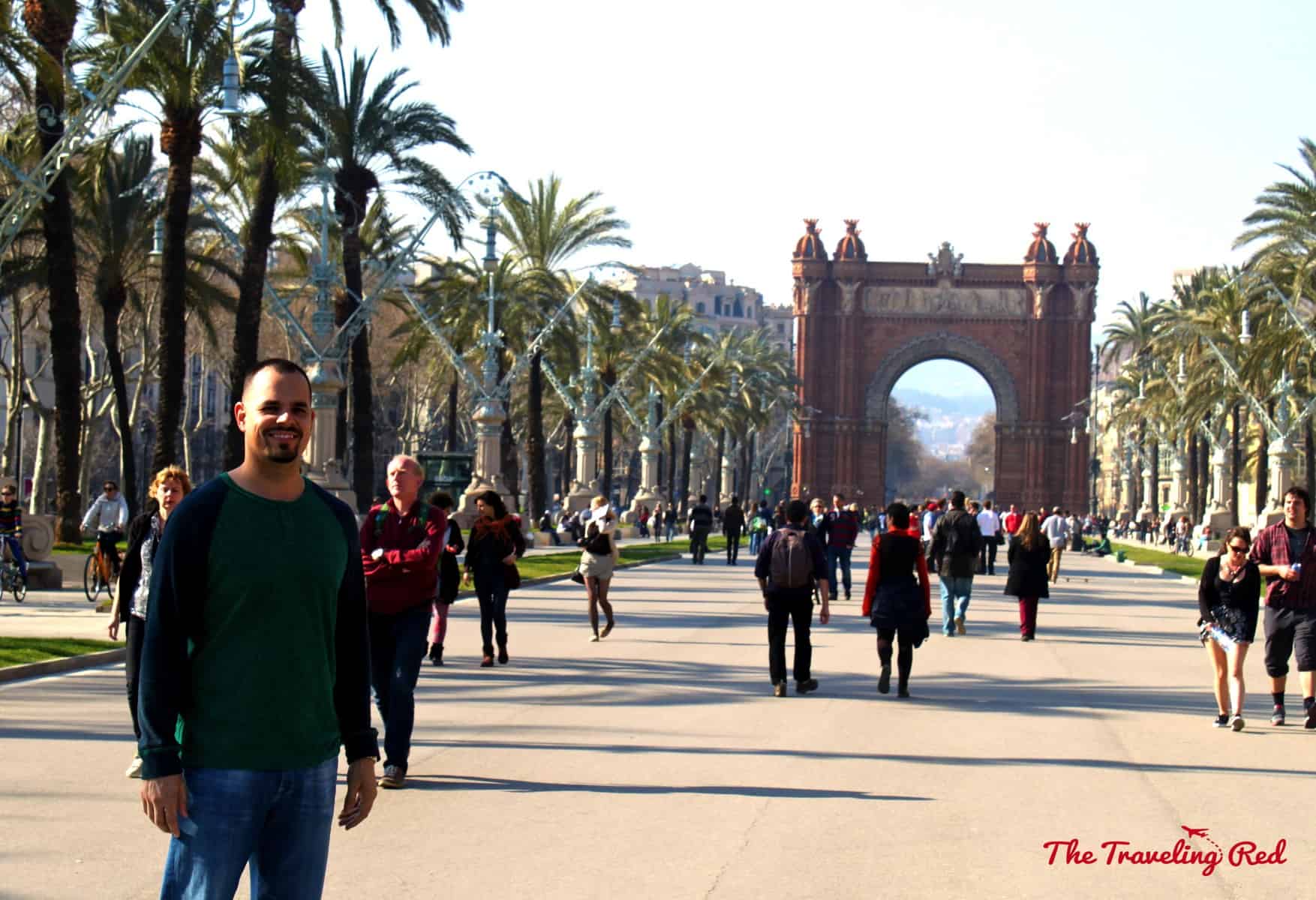 Arc de Triomf in Barcelona, Spain.
