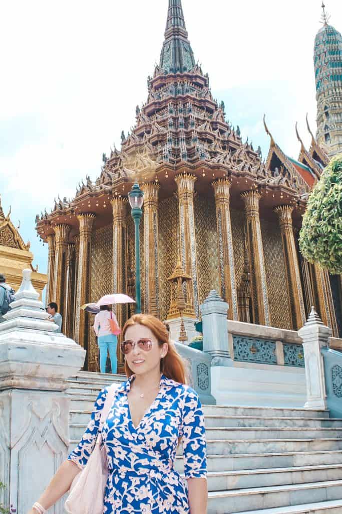 Visiting Temples in Bangkok | Thailand | Peninsula Hotel | Lebua Hotel | the dome Sky Bar from Hangover 2 | Peninsula Hotel | Temples | Wat Arun | Wat Pho | Grand Palace | Lord Jims at the Mandarin Oriental Bangkok |  Riding in a tuk tuk | Muay Thai at the Rajadamnern Stadium