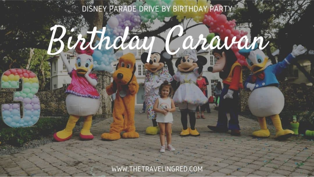 Disney Birthday Parade - Quarantine Drive By Caravan with Mickey, Minnie, Donald, Daisy, Goofy & Pluto