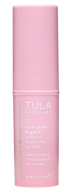 Morning Skincare Routine - ula Skincare Rose Glow & Get It Cooling & Brightening Eye Balm