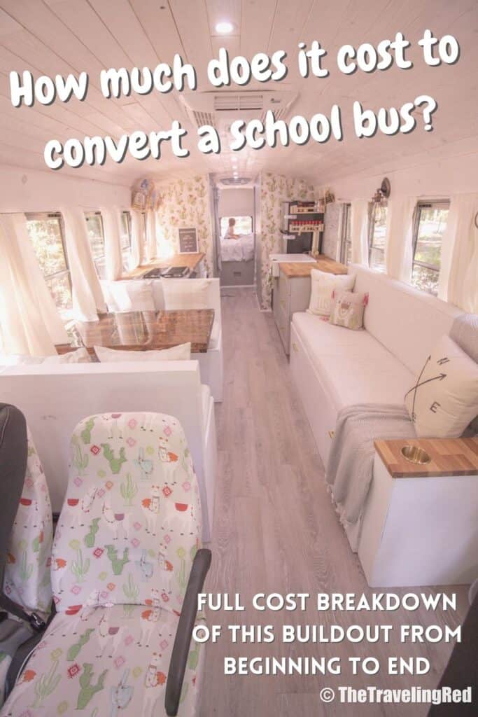 School Bus Conversion, 2 Cool 4 Skool Bus. Full analysis of the cost of converting a yellow school bus into a vacation home on wheels. All of the details of our skoolie conversion. Our vacation home that took us on a road trip around the US to see some of the countries most beautiful places. #ConversionCost #SchoolBus #Skoolie #SchoolBusConversion