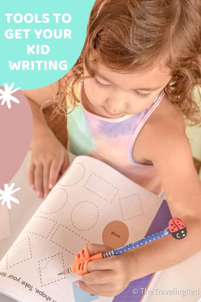 Best tools for teaching your child how to hold their pencil properly and learn to trace and write. Perfect for homeschooling preschoolers. | Tracing | Writing | Homeschool | Pencil | #LearnToTrace #LearnToWrite #Preschool #Homeschool 